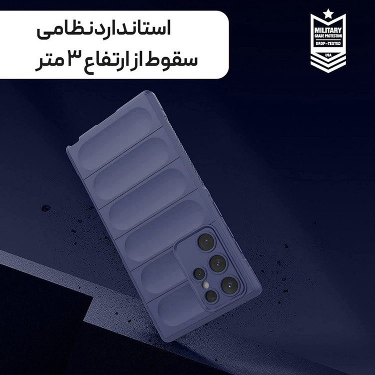 کاور آیرون من مدل Ultimate Protection مناسب برای گوشی موبایل سامسونگ GALAXY S22 ULTRA به همراه قلم لمسی