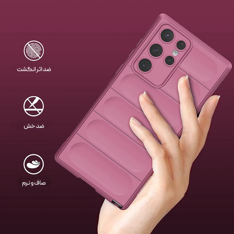 کاور آیرون من مدل Ultimate Protection مناسب برای گوشی موبایل سامسونگ GALAXY S22 ULTRA به همراه قلم لمسی