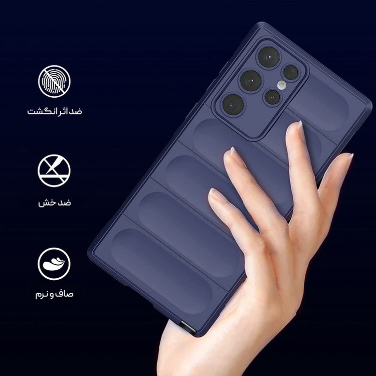 کاور آیرون من مدل Ultimate Protection مناسب برای گوشی موبایل سامسونگ GALAXY S22 ULTRA به همراه قلم لمسی