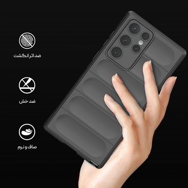 کاور آیرون من مدل Ultimate Protection مناسب برای گوشی موبایل سامسونگ GALAXY S22 ULTRA به همراه قلم لمسی
