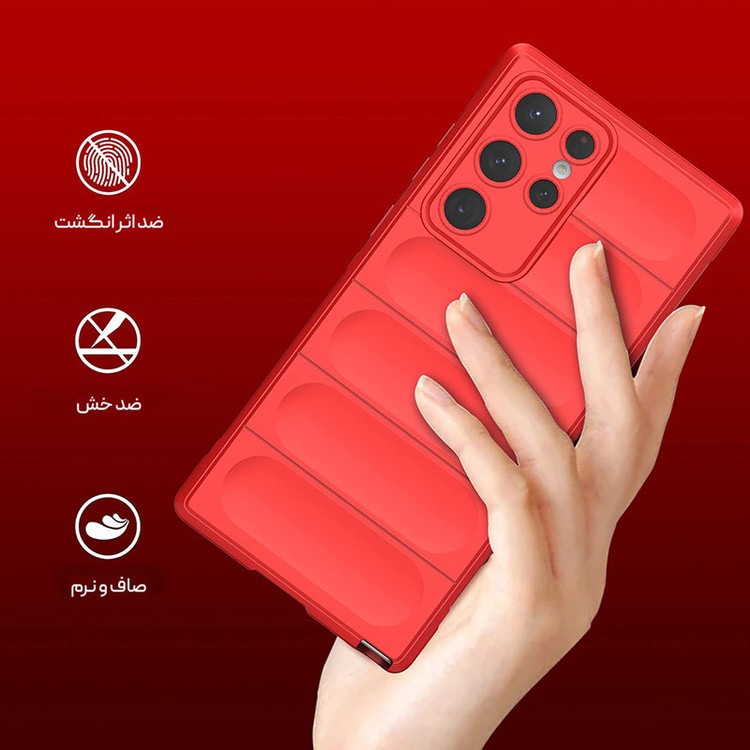 کاور آیرون من مدل Ultimate Protection مناسب برای گوشی موبایل سامسونگ GALAXY S22 ULTRA به همراه قلم لمسی