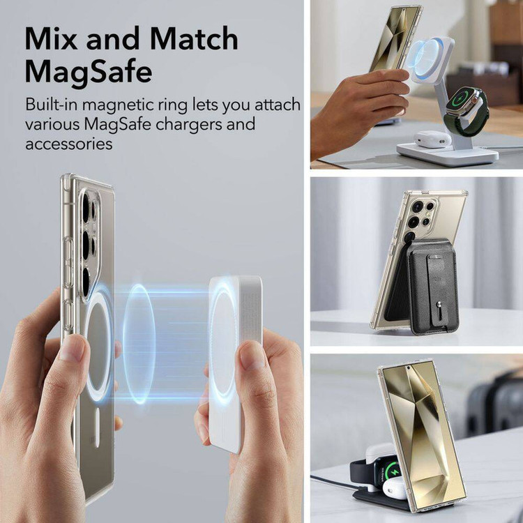کاور بادی قاب مدل magsafe مناسب برای گوشی موبایل سامسونگ Galaxy S24 ULTRA