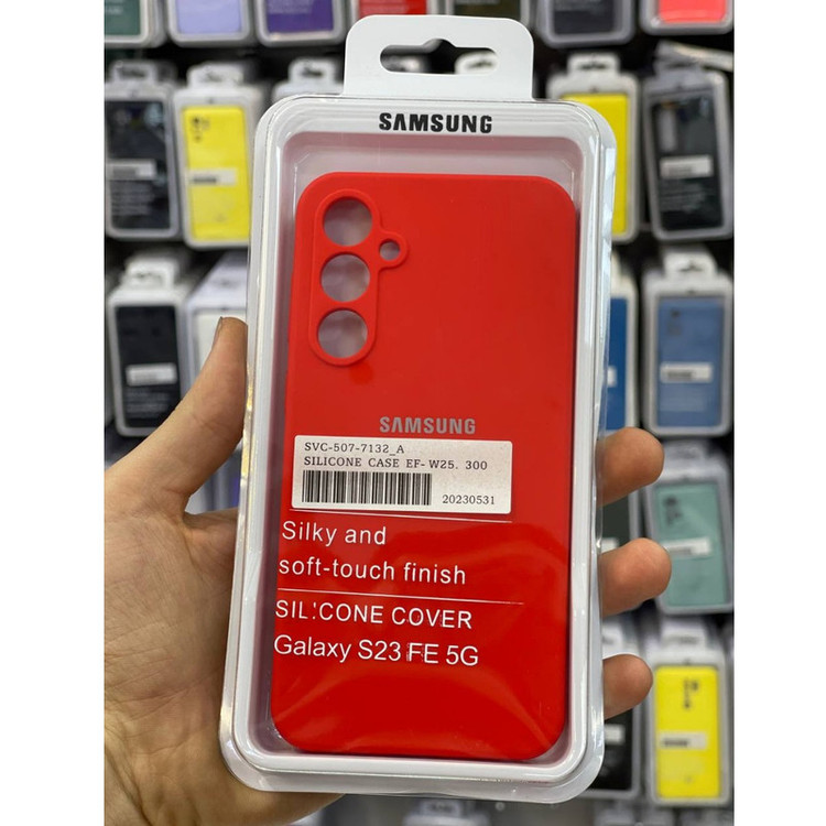کاور مدل silicone مناسب برای گوشی موبایل سامسونگ Galaxy S23 FE