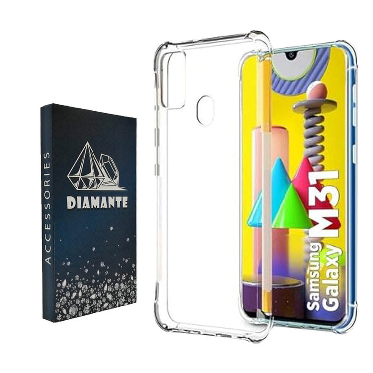 کاور دیامانته مدل Bianco Navy مناسب برای گوشی موبایل سامسونگ Galaxy M31