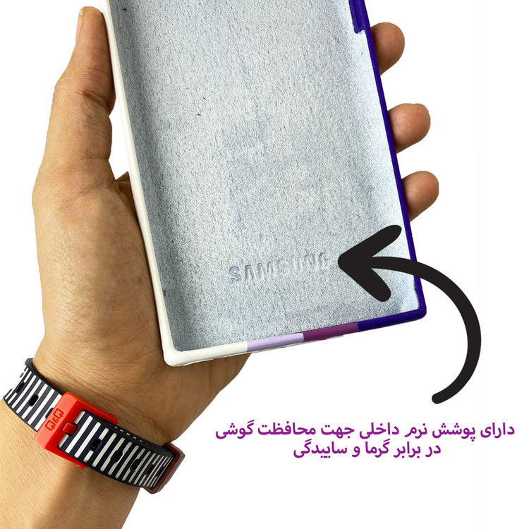 کاور کلاسیک طرح آبرنگی مدل سیلیکون کد KHO.137 مناسب برای گوشی موبایل سامسونگ Galaxy S21 ULTRA
