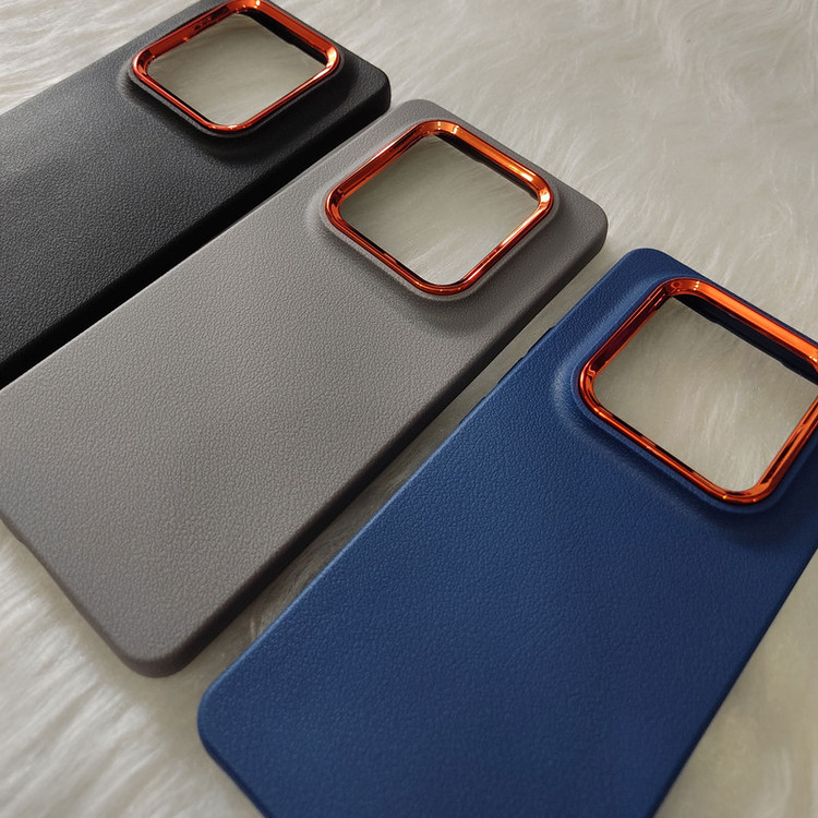 کاور یوریل مدل قاب Leather Design طرح چرمی مناسب برای گوشی موبایل شیائومی Redmi Note 14 Pro 4G \ Poco X7