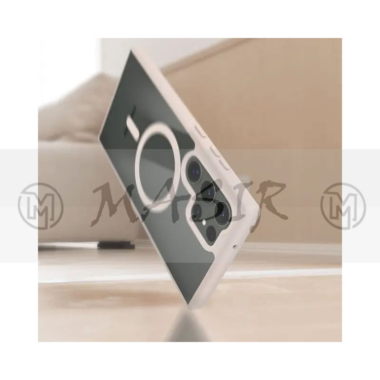 کاور مسیر مدل Silicone Magnetic Magsafe مناسب برای گوشی موبایل سامسونگ Galaxy S23 Ultra