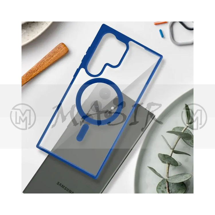 کاور مسیر مدل Silicone Magnetic Magsafe مناسب برای گوشی موبایل سامسونگ Galaxy S23 Ultra