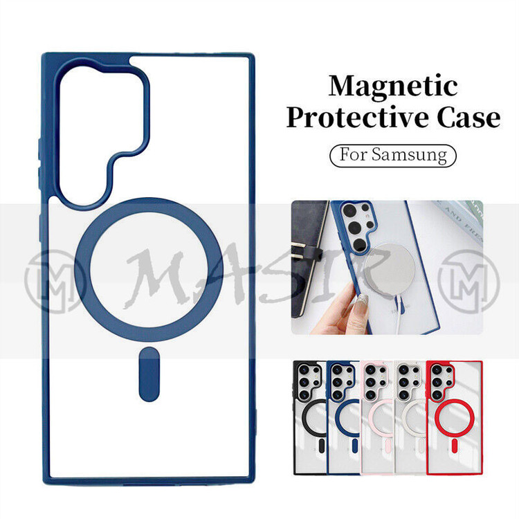 کاور مسیر مدل Silicone Magnetic Magsafe مناسب برای گوشی موبایل سامسونگ Galaxy S23 Ultra