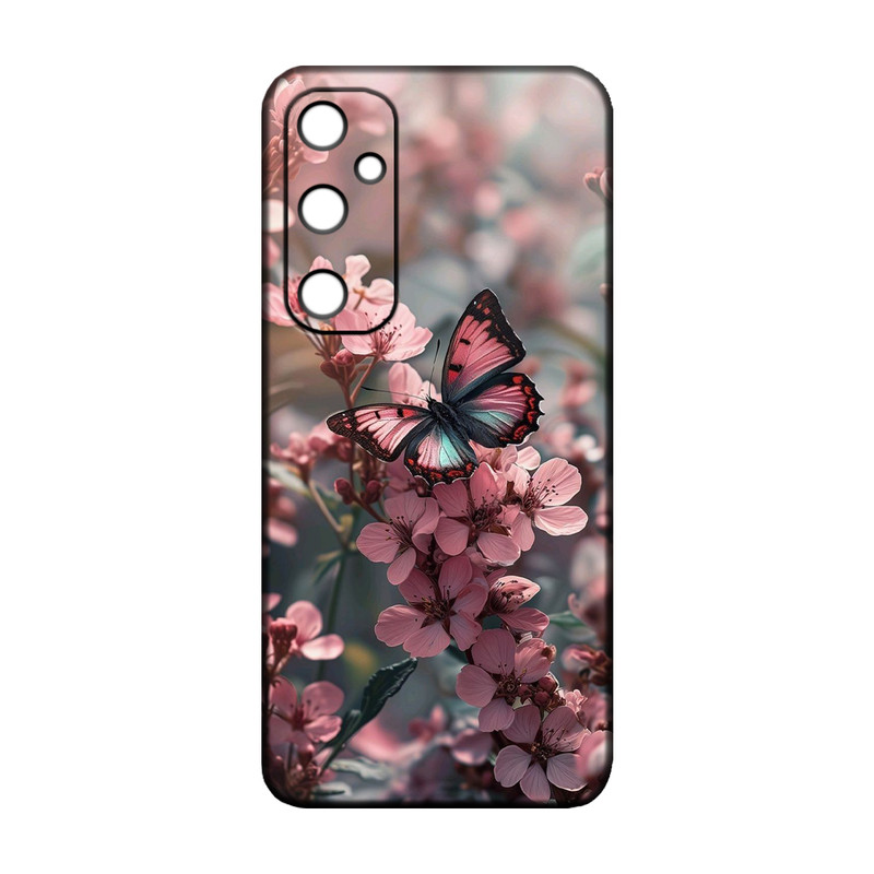 کاور مدل گل و پروانه  کد 468 مناسب برای گوشی موبایل سامسونگ Galaxy A16 4g / A16 5g