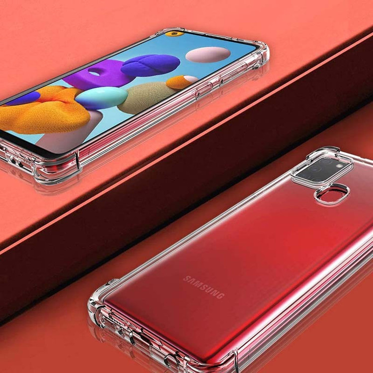 کاور مدل ژله ای کپسول دار مناسب برای گوشی موبایل سامسونگ Galaxy A21s