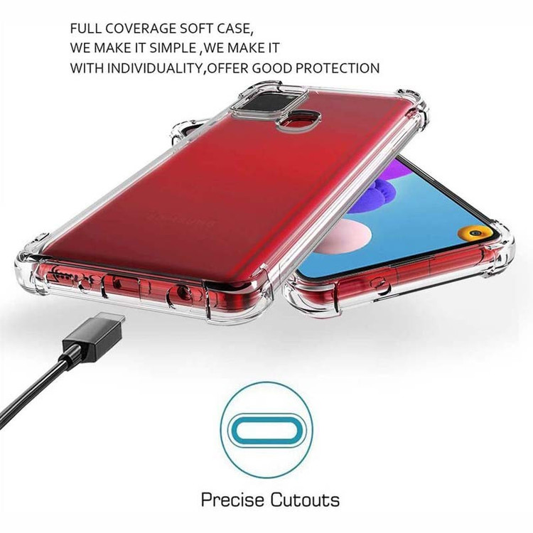 کاور مدل ژله ای کپسول دار مناسب برای گوشی موبایل سامسونگ Galaxy A21s