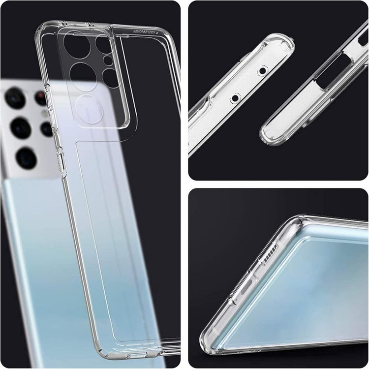 کاور اسپارتان مدل Airbag Space Strap مناسب برای گوشی موبایل سامسونگ Galaxy S21 Ultra به همراه بند آویز