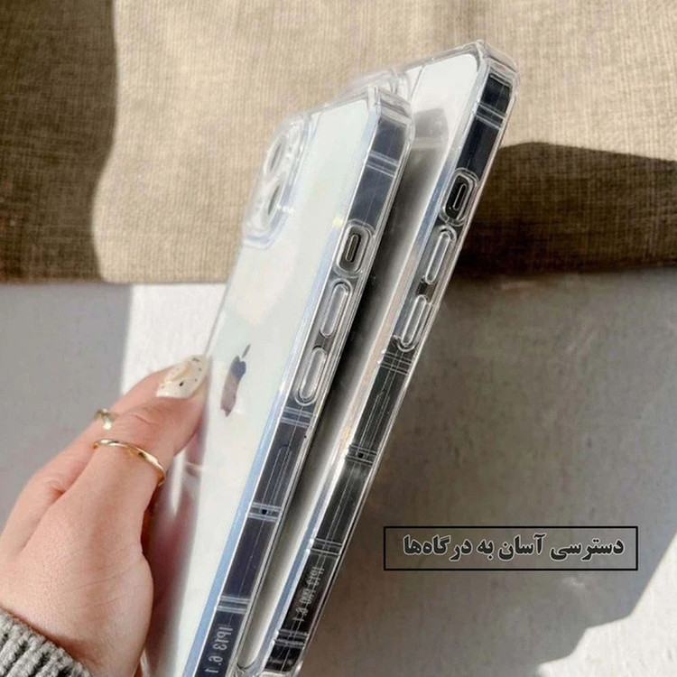 کاور اسپارتان مدل Airbag Four-Sided Strap مناسب برای گوشی موبایل شیائومی Redmi 14C / Redmi 14R / Poco C75 به همراه بندآویز