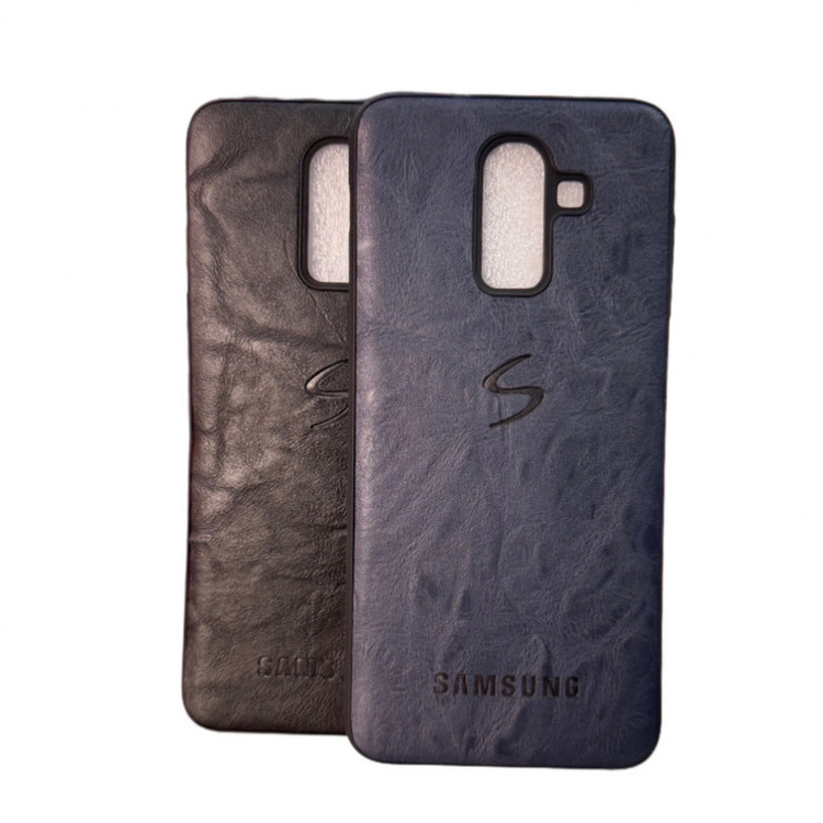 کاور طرح اس مدل چرمی مناسب برای گوشی موبایل سامسونگ گGalaxy J8 2018/A6 Plus