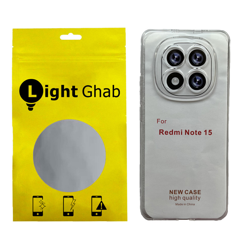 کاور لایت قاب مدل ژله ای مناسب برای گوشی موبایل شیائومی Redmi Note 15 4G