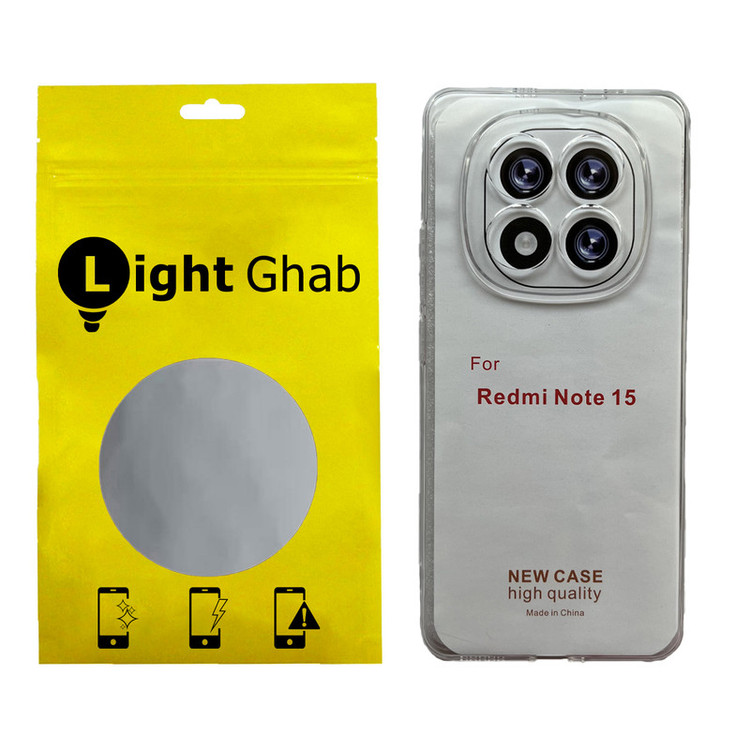کاور لایت قاب مدل ژله ای مناسب برای گوشی موبایل شیائومی Redmi Note 15 4G