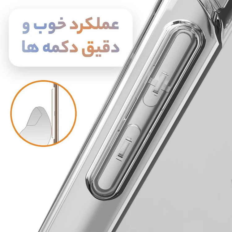 کاور آکادا مدل Transparent مناسب برای گوشی موبایل شیائومی Poco F5