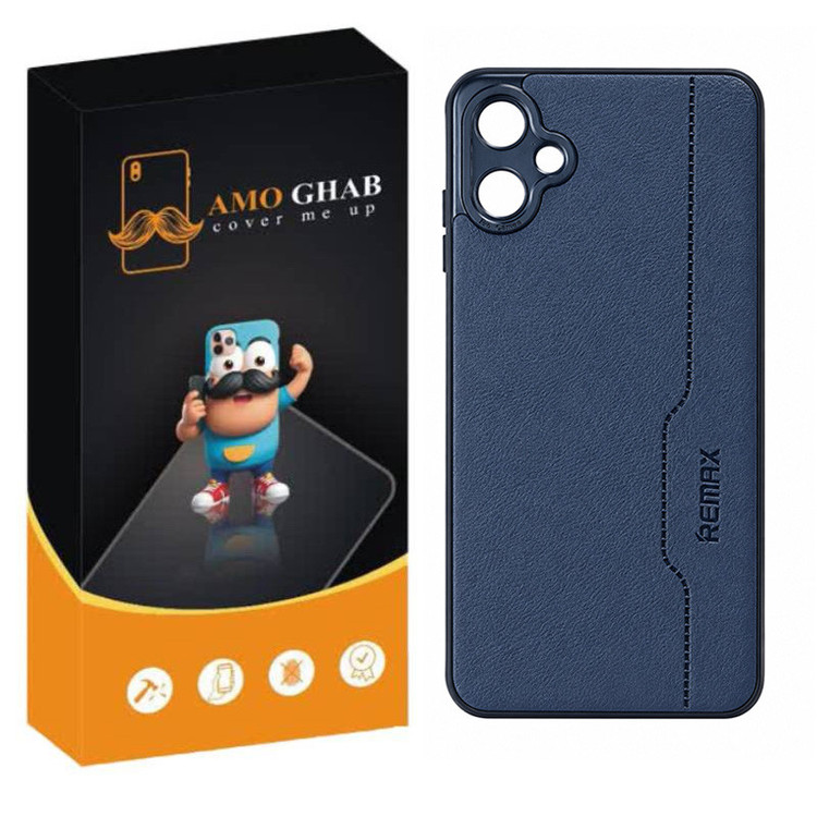 کاور عمو قاب مدل چرم RMX مناسب برای گوشی موبایل سامسونگ Galaxy A07
