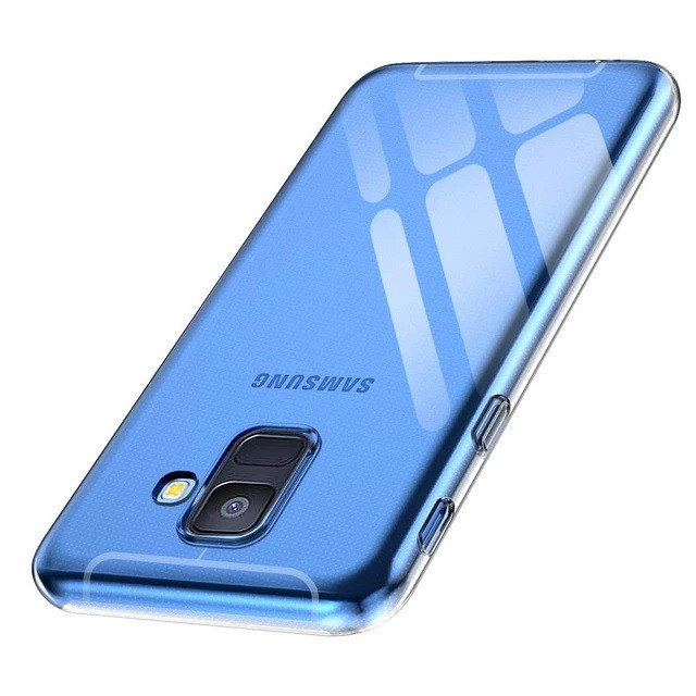 کاور مدل Clear TPU مناسب برای گوشی موبایل سامسونگ Galaxy A6 2018