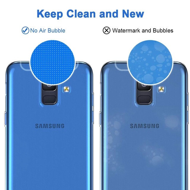 کاور مدل Clear TPU مناسب برای گوشی موبایل سامسونگ Galaxy A6 2018