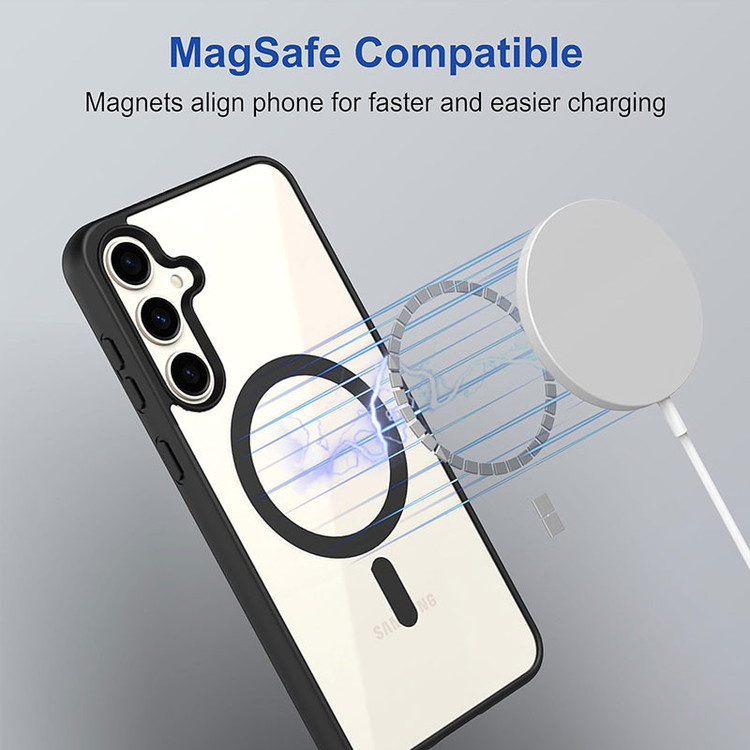 کاور مسیر مدل Silicone Magnetic Magsafe مناسب برای گوشی موبایل سامسونگ Galaxy S24 FE