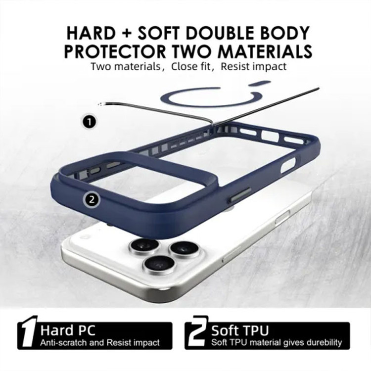 کاور مسیر مدل Silicon Magnetic Mgsf مناسب برای گوشی موبایل اپل iPhone 17 Pro