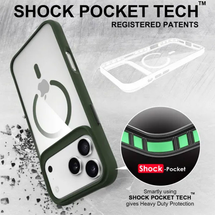 کاور مسیر مدل Silicon Magnetic Mgsf مناسب برای گوشی موبایل اپل iPhone 17 Pro