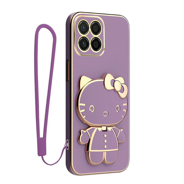 کاور اسپارتان مدل Kitty مناسب برای گوشی موبایل آنر X8 4G به همراه بند نگهدارنده