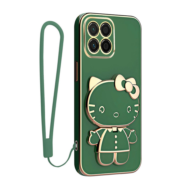 کاور اسپارتان مدل Kitty مناسب برای گوشی موبایل آنر X8 4G به همراه بند نگهدارنده