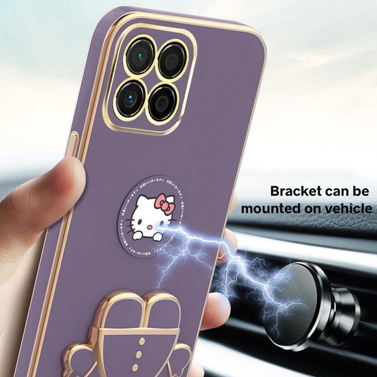 کاور اسپارتان مدل Kitty مناسب برای گوشی موبایل آنر X8 4G به همراه بند نگهدارنده