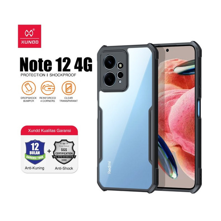 کاور موکولو مدل XUNDD مناسب برای گوشی موبایل شیائومی Note 12 4G