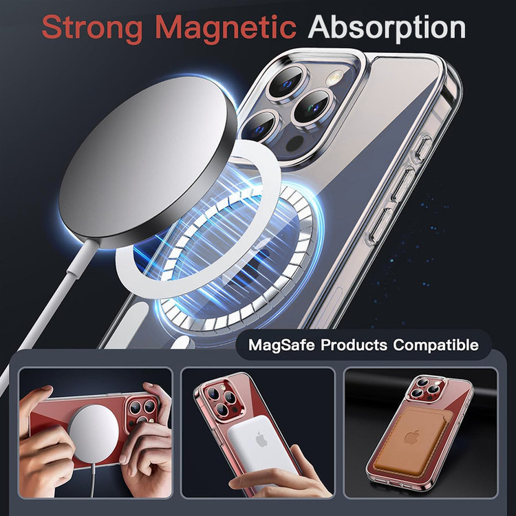 کاور بادی قاب مدل مگ سیف magsafe مناسب برای گوشی موبایل اپل iPhone 13 Pro Max