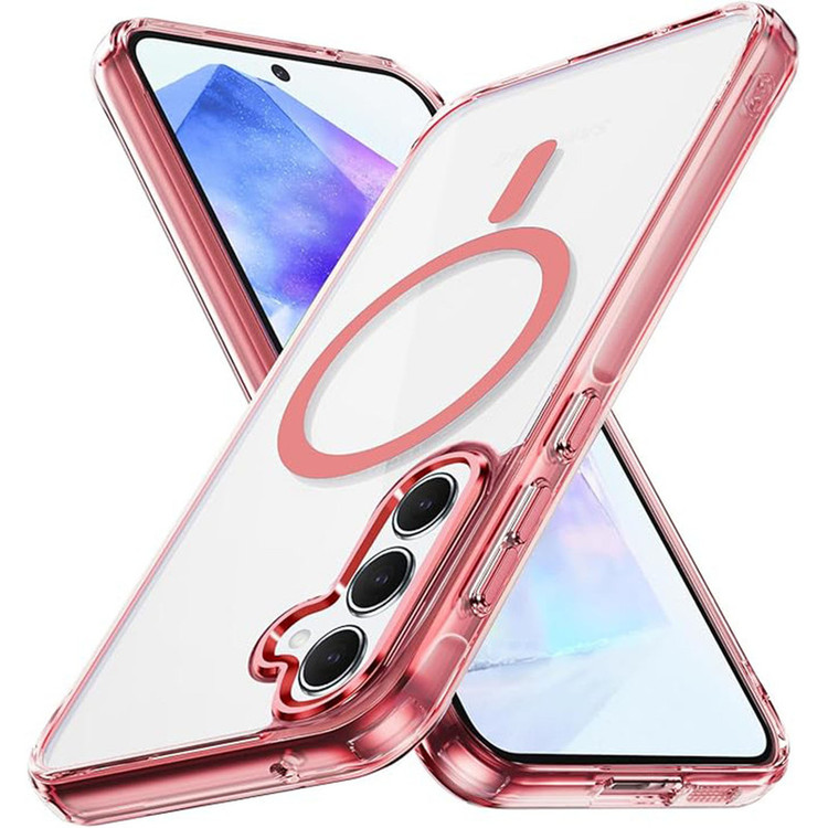 کاور موکولو مدل Clear Magsafe Strap مناسب برای گوشی موبایل سامسونگ Galaxy S24 FE به همراه بند آویز