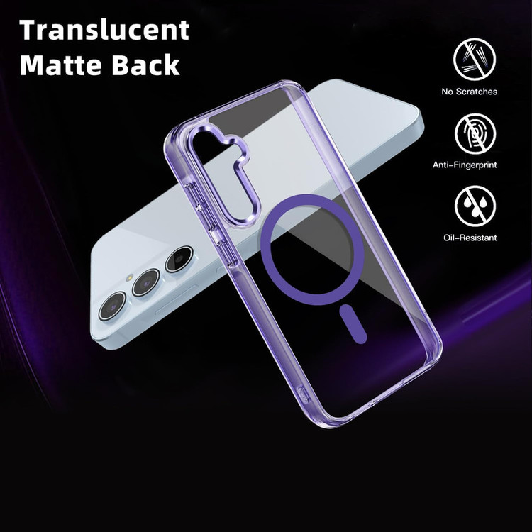 کاور موکولو مدل Clear Magsafe Strap مناسب برای گوشی موبایل سامسونگ Galaxy S24 FE به همراه بند آویز