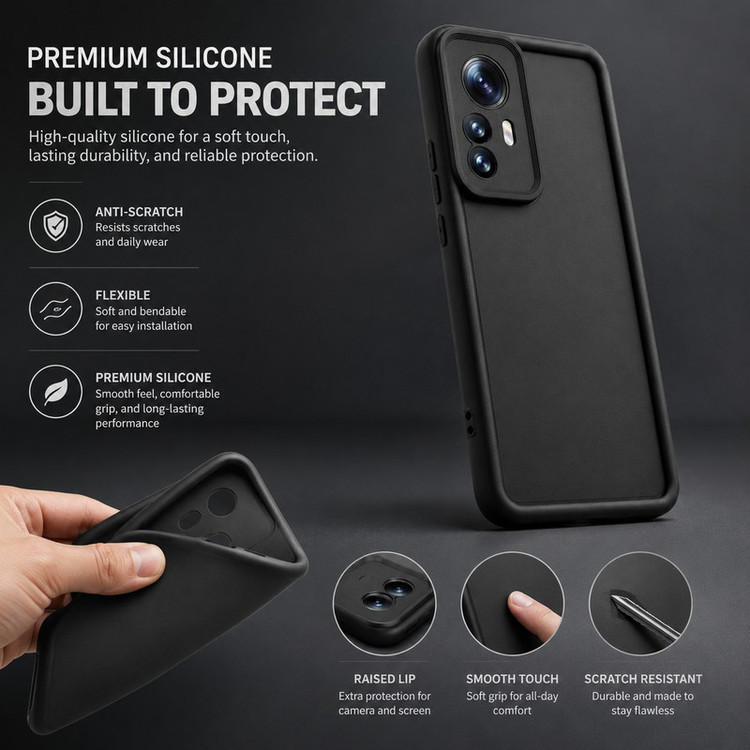 کاور گاردتک اساک مدل Silicone Puffer مناسب برای گوشی موبایل شیائومی Xiaomi 12x/12s/12