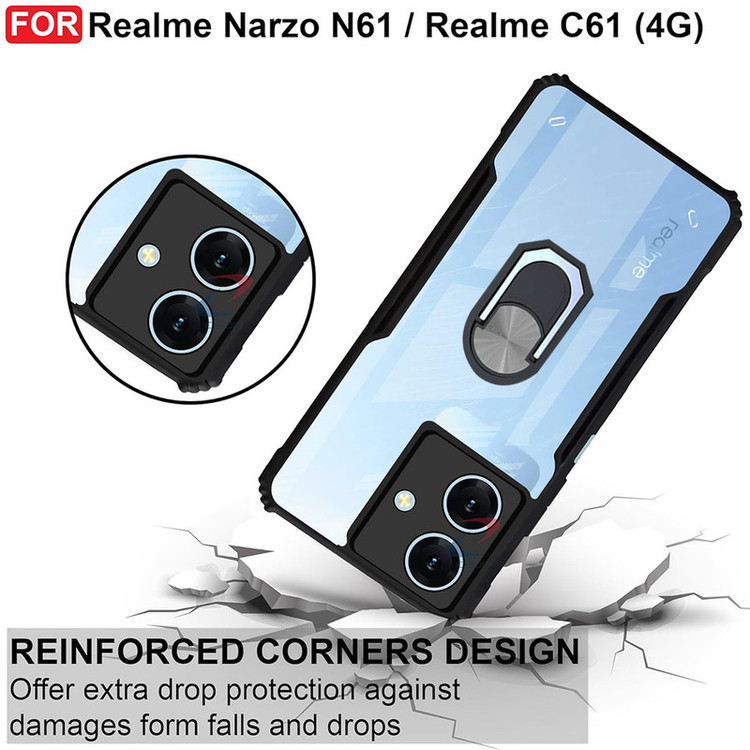 کاور گاردتک اساک مدل AntiShock Magnet Holder مناسب برای گوشی موبایل ریلمی Note 60x