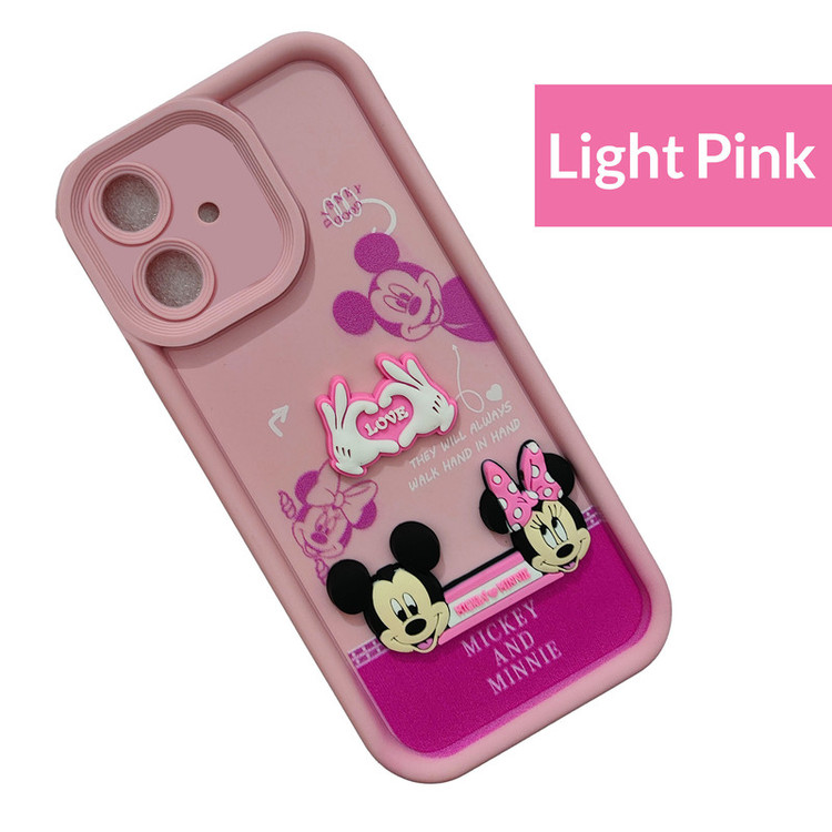 کاور موفی مدل Silicone Puffer Minni Mouse Strap مناسب برای گوشی موبایل موتورولا Moto G14 / G24 به همراه بند