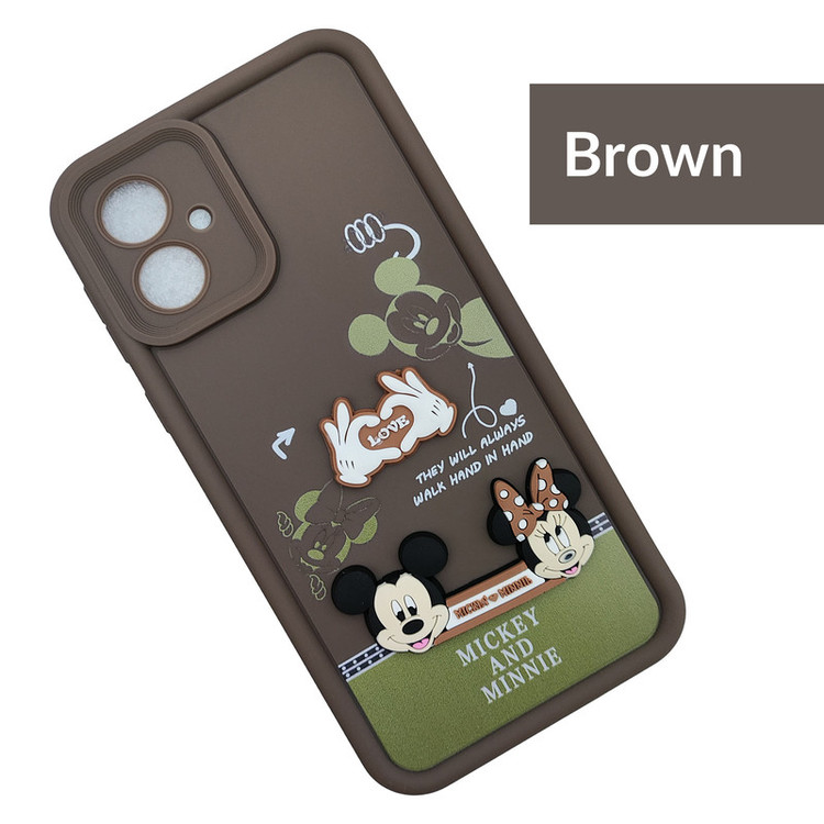 کاور موفی مدل Silicone Puffer Minni Mouse Strap مناسب برای گوشی موبایل موتورولا Moto G14 / G24 به همراه بند