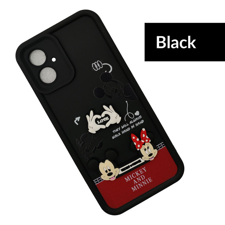 کاور موفی مدل Silicone Puffer Minni Mouse Strap مناسب برای گوشی موبایل موتورولا Moto G14 / G24 به همراه بند