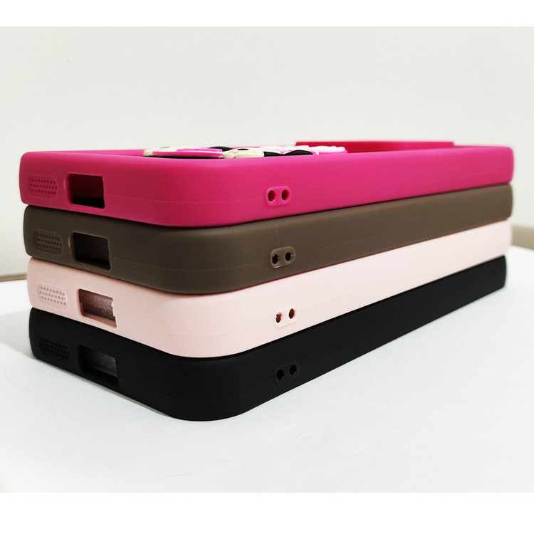 کاور موفی مدل Silicone Puffer Minni Mouse Strap مناسب برای گوشی موبایل موتورولا Moto G14 / G24 به همراه بند