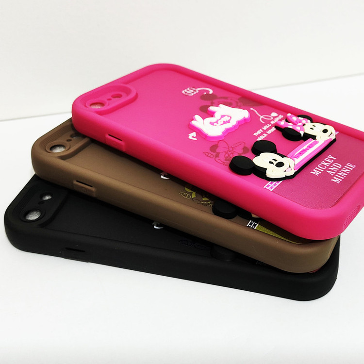 کاور موفی مدل Silicone Puffer Minni Mouse Strap مناسب برای گوشی موبایل موتورولا Moto G14 / G24 به همراه بند