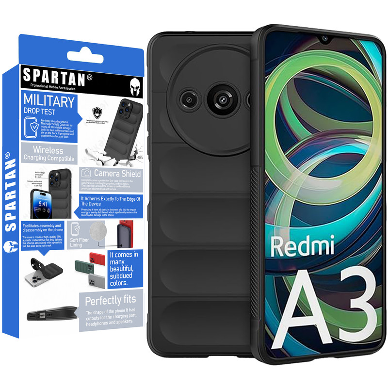 کاور اسپارتان مدل Flex Armor Gen2 مناسب برای گوشی موبایل شیائومی Redmi A3 2024