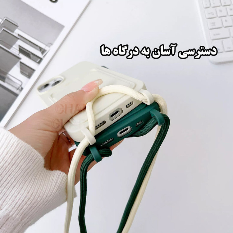 کاور قاب گارد مدل DSLJ مناسب برای گوشی موبایل سامسونگ Galaxy A05s به همراه بند