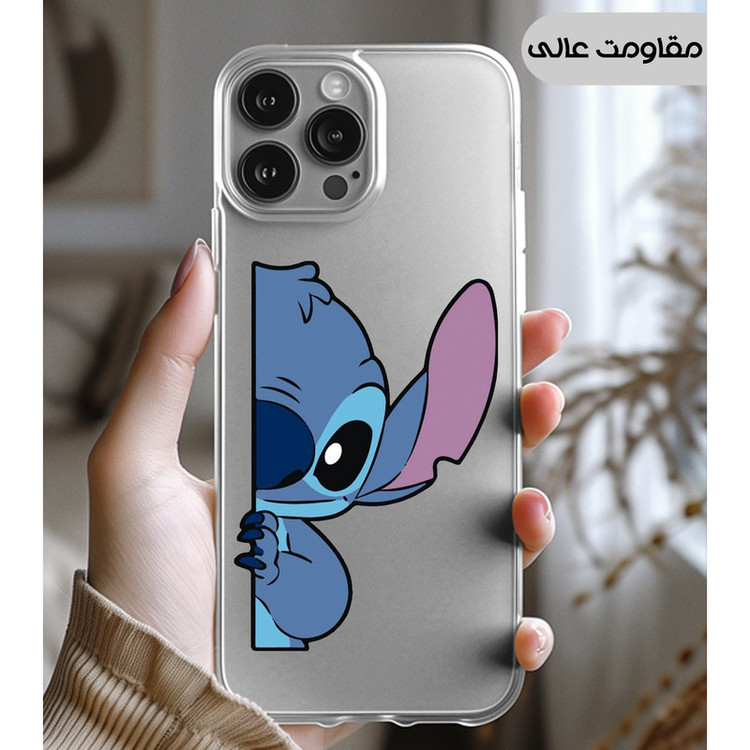 کاور یوریل قاب مدل Clear کد 74 طرح استیچ مناسب برای گوشی موبایل سامسونگ Galaxy A52 / A52s