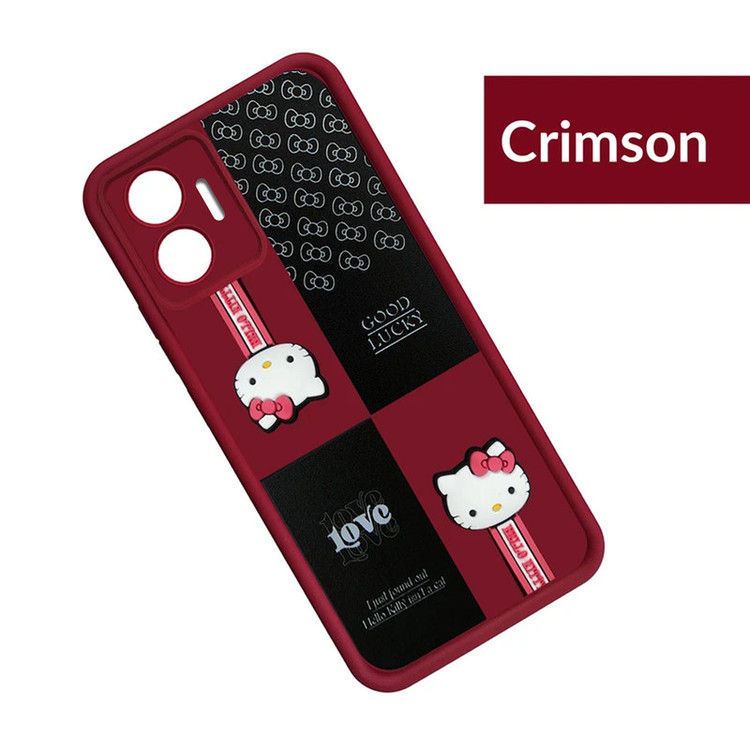 کاور موفی مدل Silicone Puffer Hello Kitty Strap مناسب برای گوشی موبایل ریلمی C55 به همراه بند