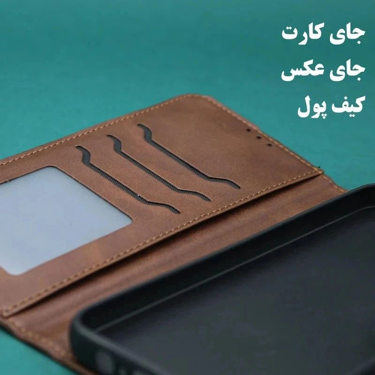 کیف کلاسوری کروکودیل مدل C-LC مناسب برای گوشی موبایل سامسونگ Galaxy A70 به همراه بند آویز