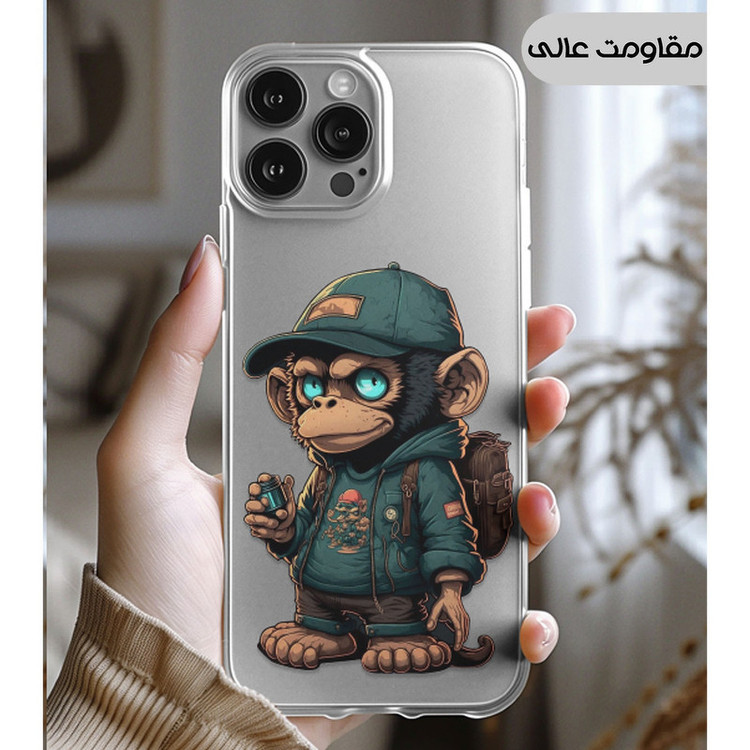 کاور گوریلا قاب مدل CLG کد 36 طرح میمون مناسب برای گوشی موبایل سامسونگ Galaxy A06