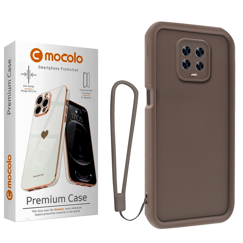 کاور موکولو مدل Silicone Puffer Strap مناسب برای گوشی موبایل شیائومی Redmi Note 9 PRO/ Note 9s به همراه بند آویز