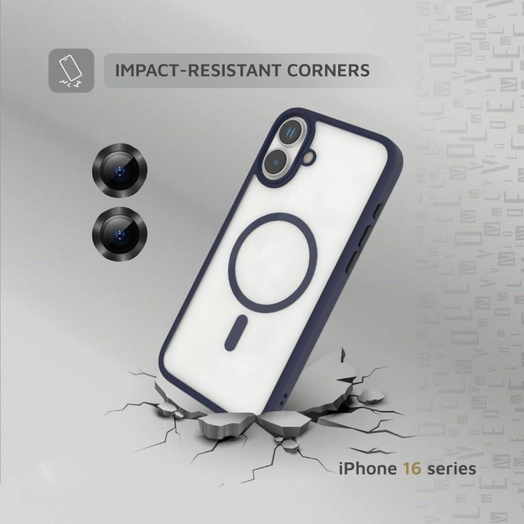 کاور تام قاب مدل مگ سیف SPG مناسب برای گوشی موبایل اپل iPhone 13 به همراه محافظ لنز